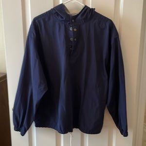 GAP pullover jacket Ladies Small. Nice condition. Navy. Collar striped.